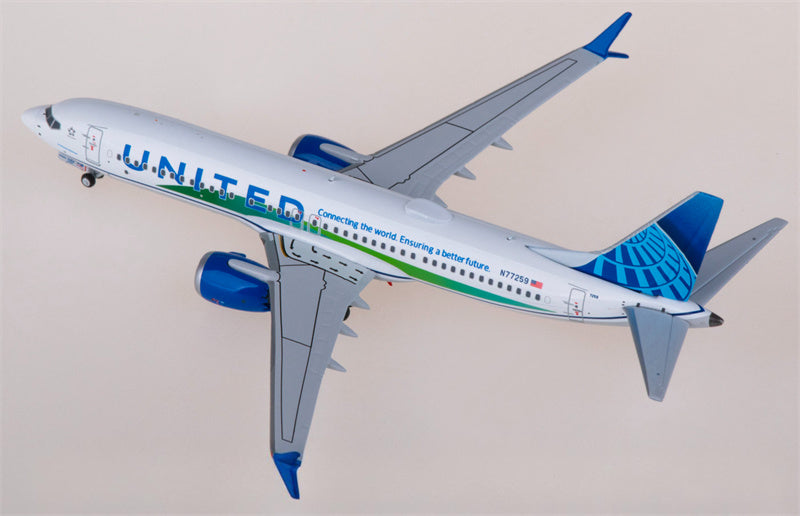 NG Models United Airlines Boeing 737 MAX 8 N77259 1:400 Diecast Model view 4