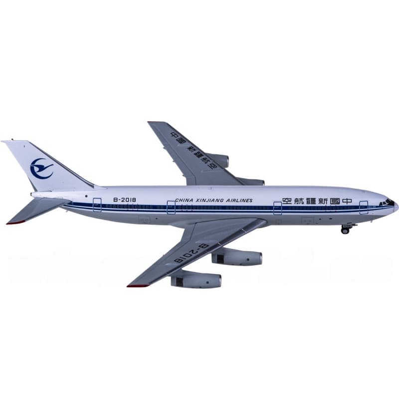 YU ModeL China Xinjiang Airlines Ilyushin IL-86 B-2018 1:400 Aircraft Pre-built  Airliner Model Display