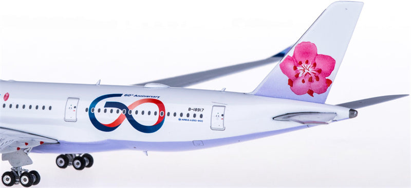 Phoenix China Airlines Airbus A350-900 B-18917 60th Anniversary 1:400 Diecast Model view 4