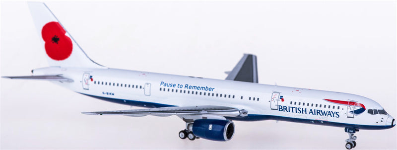 NG Models British Airways Boeing 757-200 G-BIKW 1:400 Diecast Model view 1