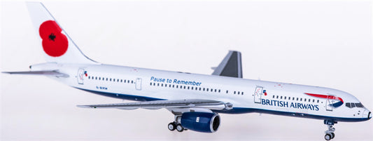 NG Models British Airways Boeing 757-200 G-BIKW 1:400 Diecast Model view 1