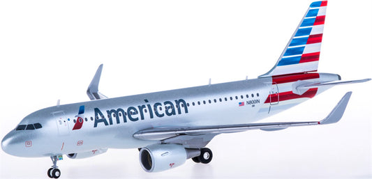 Herpa American Airlines for Airbus A319 N8001N 1:200 Airplane Pre-built  Airliner Model Display
