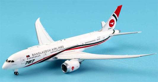 JC Wings 1:400 Biman Bangladesh Airlines Boeing 787-8 S2-AJS Flaps down DIECAST Model