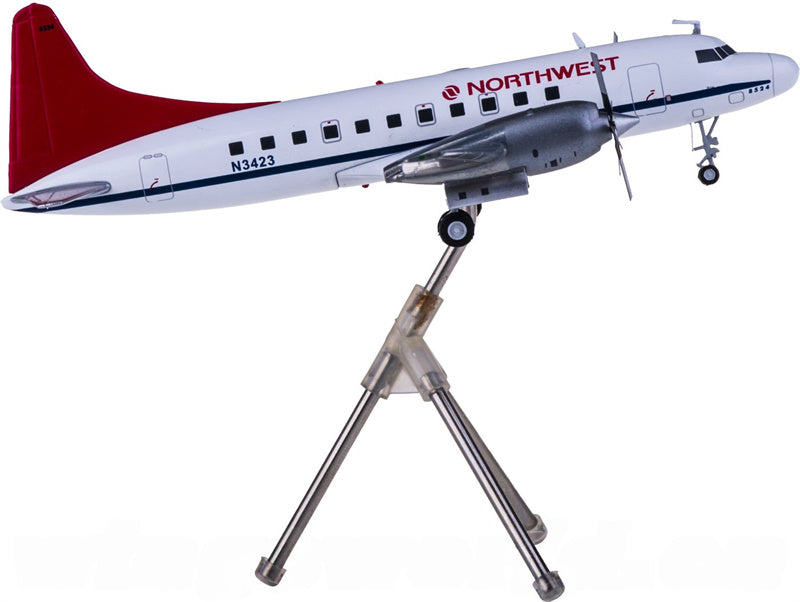Geminijets Northwest Airlines Convair CV-580 N3423 1:200 Diecast Model view 1