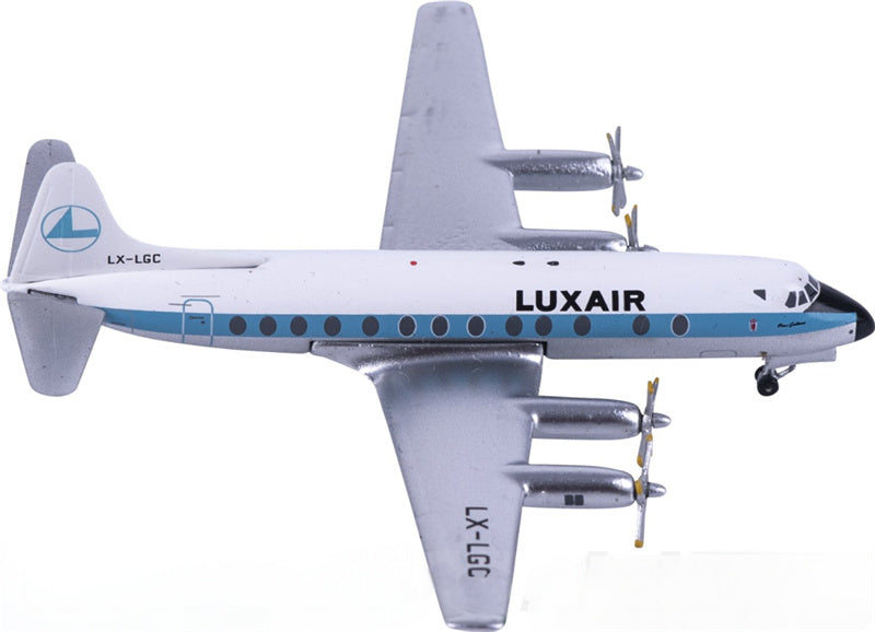 AeroClassics Luxair Vickers Viscount 800 LX-LGC 1:400 Diecast Model view 3