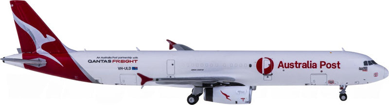 HYJLwings Australia Post Qantas Freight Airbus A321 VH-ULD 1:400 Diecast Model view 3