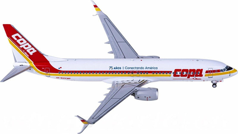 NG Models Copa Airlines Boeing 737-800 HP-1841CMP 1:400 Diecast Model view 3