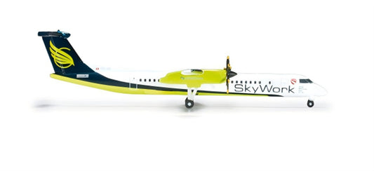 Herpa 1:500 Sky Work Airlines Bombardier Q400 HB-JIK  DIECAST Model