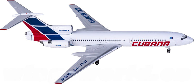 Phoenix Cubana for Tupolev TU-154B2 CU-T1256 1:400 Airplane Pre-built  Airliner Model Display
