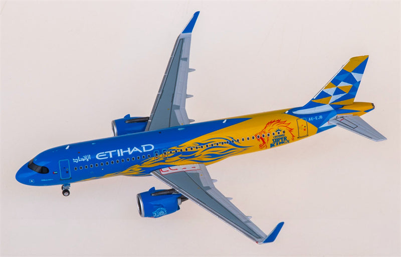 NG Models Etihad Airways Airbus A320neo A6-EJB 1:400 Diecast Model view 2