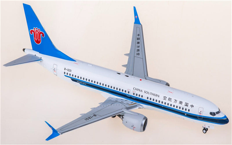 NG Models China Southern Airlines for Boeing 737 MAX 8 B-1201 1:200 Airplane Pre-built Airliner Model Display