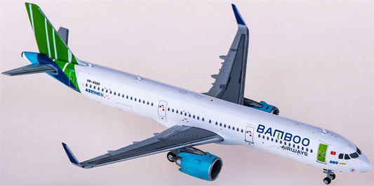 JC Wings Bamboo Airways Airbus A321NEO VN-A589 1:400 Diecast Model view 1