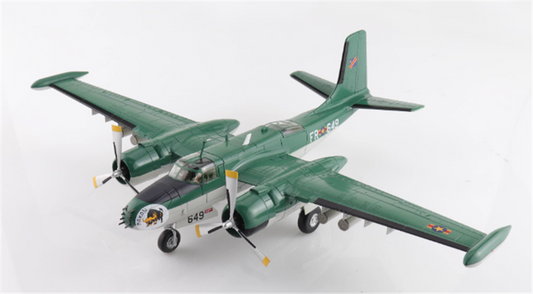 HOBBY MASTER B-26K Counter Invader 64-17649 Congolese Air Force Brazzaville 1965 (with 4 x LAU rocket launchers) 1:72 Aircraft Pre-built Model