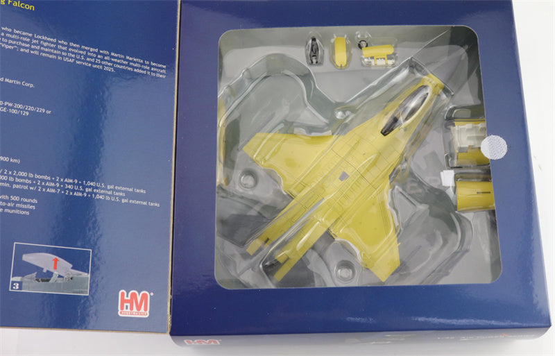 HOBBY MASTER F-16V Yellow Viper ROCAF 2023 (with decals different airplanes) 1:72 Aircraft Pre-built Model
