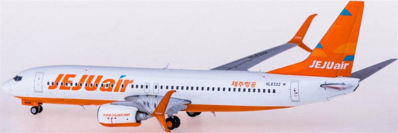 JC Wings JEJUair Boeing 737-800 HL8322 1:400 Diecast Model view 3