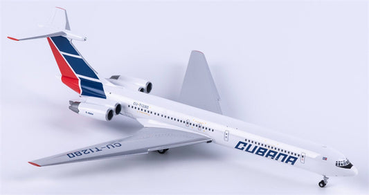 Herpa Cubana de Aviacion Ilyushin IL-62M T1280 1:200 Diecast Model view 1