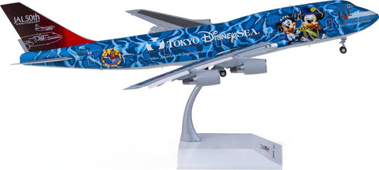 JC Wings Japan Airlines Boeing 747-400D JA8905 Flaps down 1:200 Aircraft Pre-built  Airliner Model Display