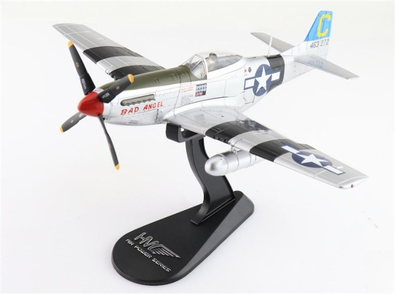 Hobby Master P-51D Mustang Bad Angel flown by Lt. Louis E. Curdes 4th FS 3rd ACG Laoag 1945 1:48 Airplane Pre-built Model