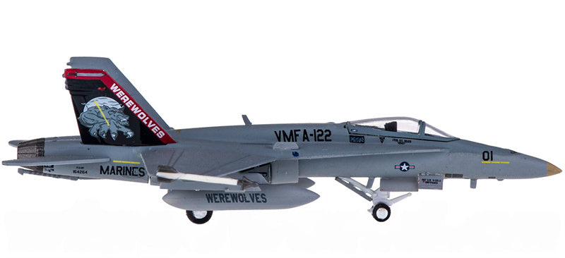Hogan McDonnell Douglas F/A-18C Hornet VMFA-122 DC01 1:200 Airplane Pre-built  Airliner Model Display