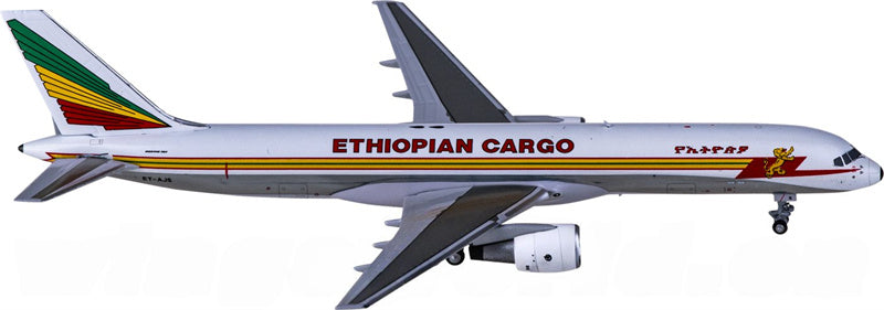 NG Models Ethiopian Cargo Boeing 757-200 ET-AJS 1:400 Diecast Model view 1