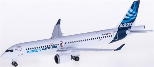 Herpa Airbus A220-300 C-FFDO 1:500 Airplan Diecast Model view 1