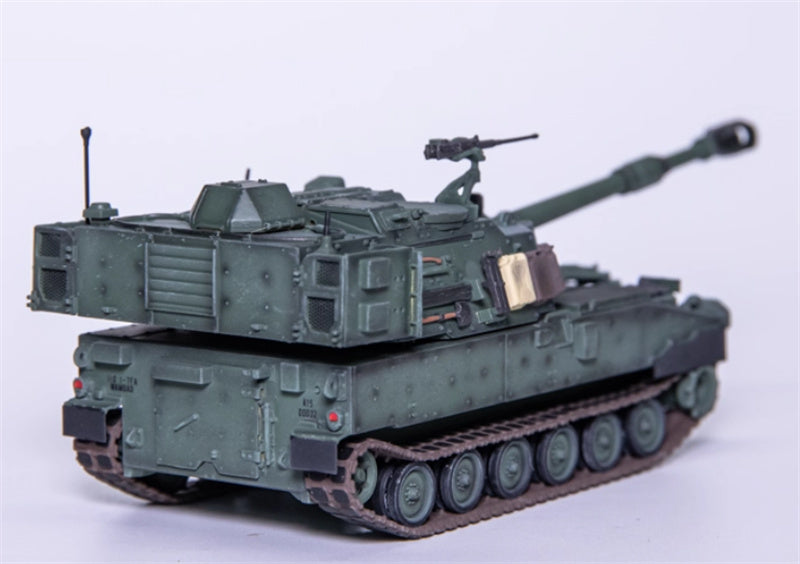T-MODEL US M109A7 self-propelled howitzer 155mm green version 1:72 Tank Pre-built Model