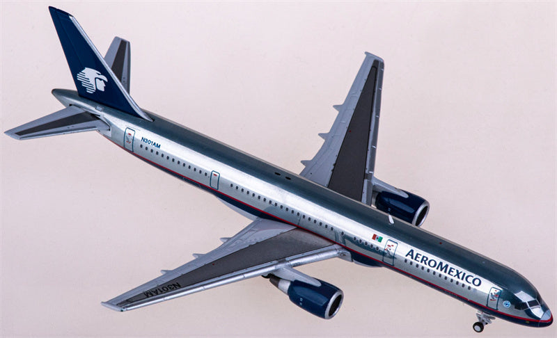 JC Wings Aeromexico for Boeing 757-200 N301AM 1:400 Airplane Pre-built  Airliner Model Display