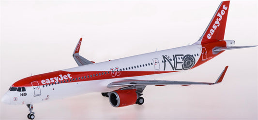 JC Wings easyJet Airbus A321neo G-UZMA 1:200 Diecast Model view 1