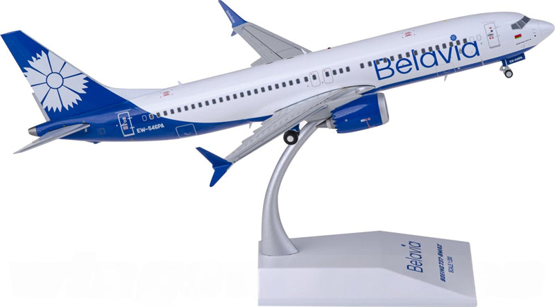 JC Wings Belavia Boeing 737 MAX 8 EW-546PA 1:200 Diecast Model view 1