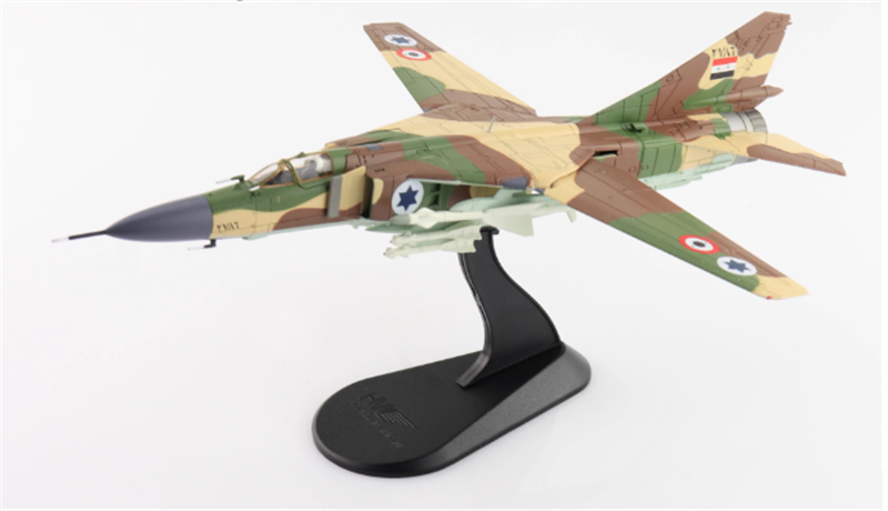 HOBBY MASTER MIG-23ML Flogger 2786 Israeli Air Force 1990s "defection plane of Maj. Adul Bassem of Syria AF" 1:72 Aircraft Pre-built Model
