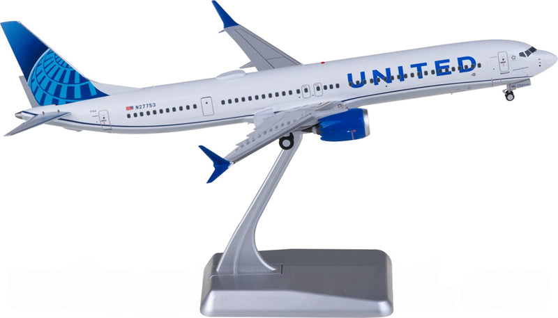 NG Models United Airlines Boeing 737 MAX 10 N27753 1:200 Diecast Model view 1