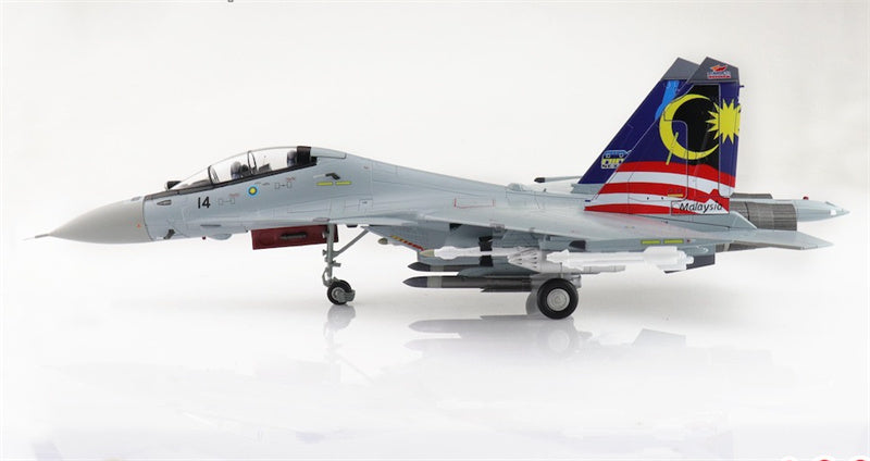 HOBBY MASTER Sukhoi SU30MKM Flanker M52-14 TUDM LIMA 2013 Malaysia 1:72 Aircraft Pre-built Model
