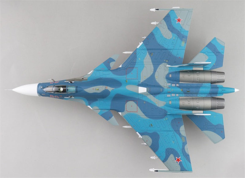HOBBY MASTER Su33 Flanker D Bort 80 2nd Aviation Squadron 279th shipborne Fighter Aviation Regiment Russian Navy 2005 1:72 Aircraft Pre-built Model