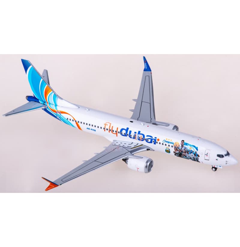 Phoenix Flydubai Boeing 737 MAX 8 A6-FKB 1:400 Aircraft Pre-built  Airliner Model Display