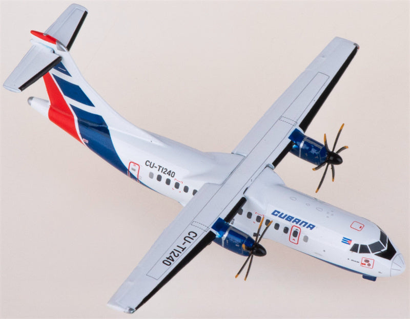 Geminijets Cubana for ATR-42-500 CU-T1240 1:400 Airplane Pre-built  Airliner Model Display