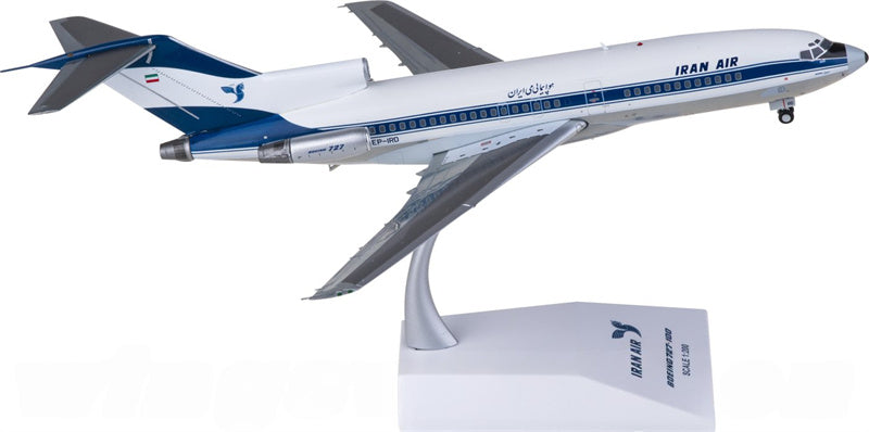 JC Wings Iran Air for Boeing 727-100 EP-IRD 1:200 Airplane Pre-built  Airliner Model Display