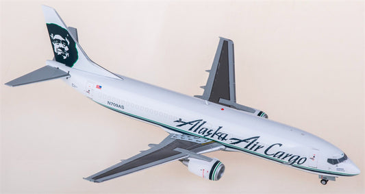 JC Wings Alaska Airlines for Boeing 737-400SF N709AS 1:200 Airplane Pre-built  Airliner Model Display