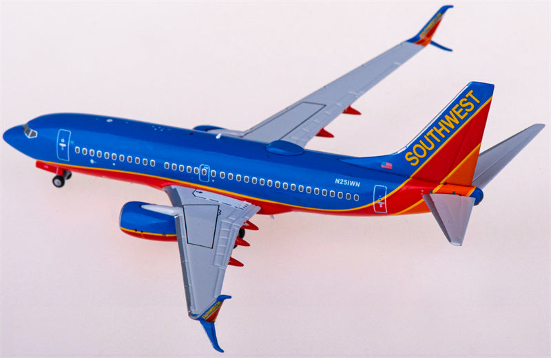 NG Models Southwest Airlines Boeing 737-700 N251WN 1:400 Diecast Model view 2