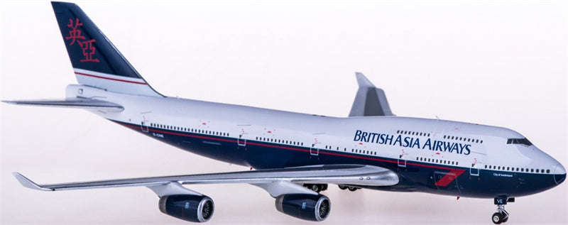 Phoenix British Asia Airways Boeing 747-400 G-CIVE 1:400 Diecast Model view 1