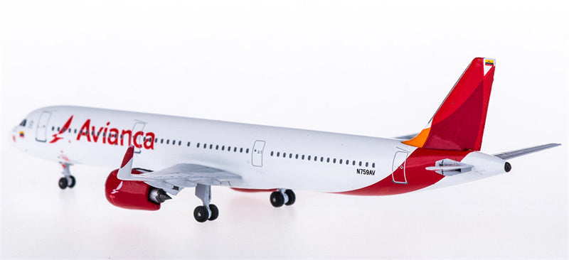 AeroClassics Avianca Airbus A321Neo N759AV 1:400 Diecast Model view 3