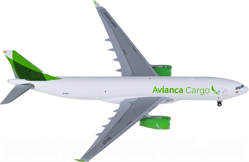 JC Wings Avianca for Airbus A330-200F N331QT 1:400 Airplane Pre-built Airliner Model Display