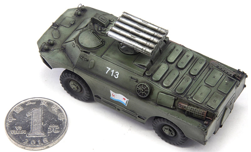 S-MODEL Russian BRDM-2 9P148 Marine 713 1:72 Tank Pre-built Model
