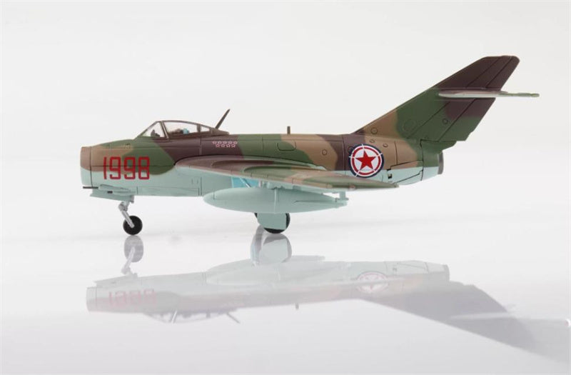 HOBBY MASTER MIG-15bis Red 1998 Maj. Ivanovich Mikhin 518th IAP May 1953 1:72 Airplane Pre-built Model