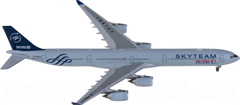 Phoenix China Eastern for airbus A340-600 B-6053 for SKY TEAM 1:400 Airplane Pre-built  Airliner Model Display