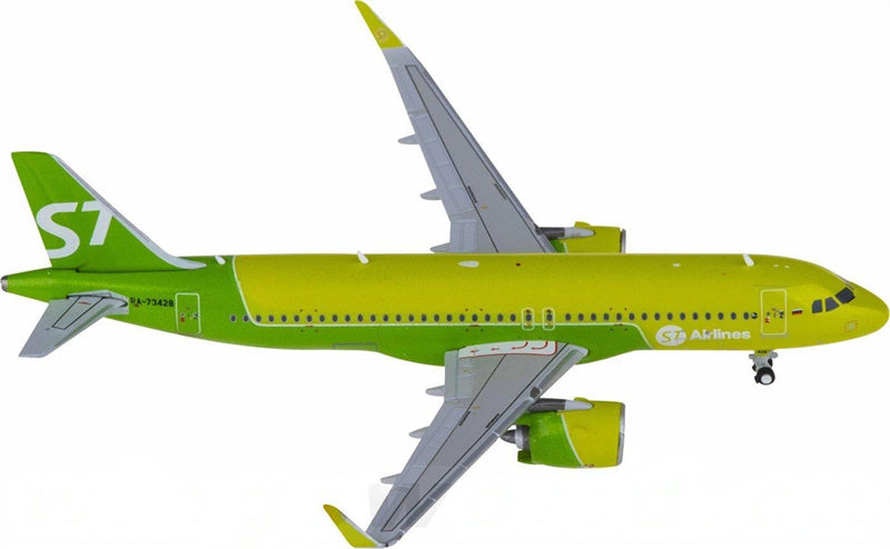 Geminijets S7 Airlines Airbus A320neo RA-73428 1:400 Diecast Model view 1