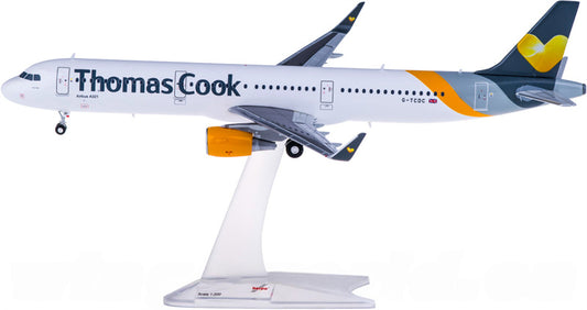 Herpa Thomas Cook for Airbus A321 G-TCDC 1:200  Aircraft Pre-built  Airliner Model Display