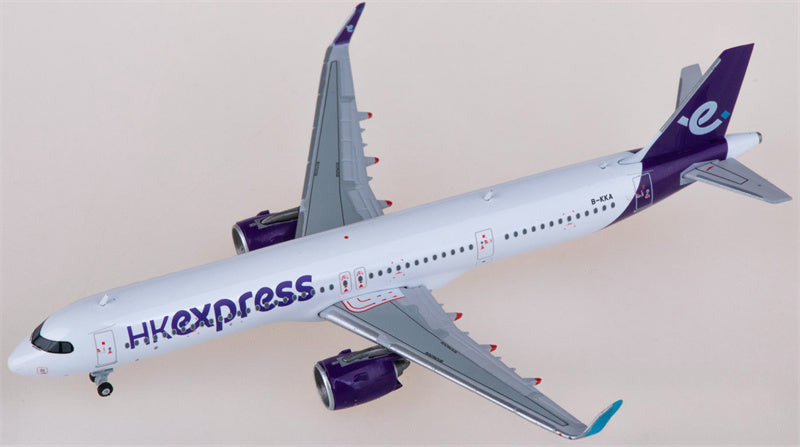 JC Wings HK Express for Airbus A321neo B-KKA 1:400 Airplane Pre-built  Airliner Model Display