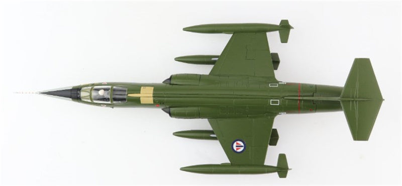 HOBBY MASTER CF-104 Starfighter 104801, 334 Squadron, Norwegian Air Force, 1982 1/72 Aircraft Pre-built Model