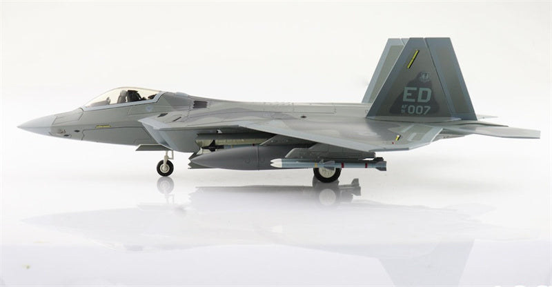 HOBBY MASTER F22A Raptor USAF 91-4007 412 TW Edwards AFB 1:72 Aircraft Pre-built Model