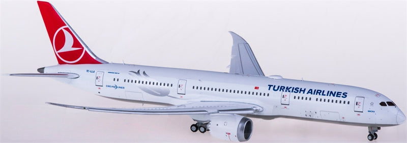 JC Wings 1:400 Turkish Airlines Boeing 787-9 TC-LLA Flaps down DIECAST Model